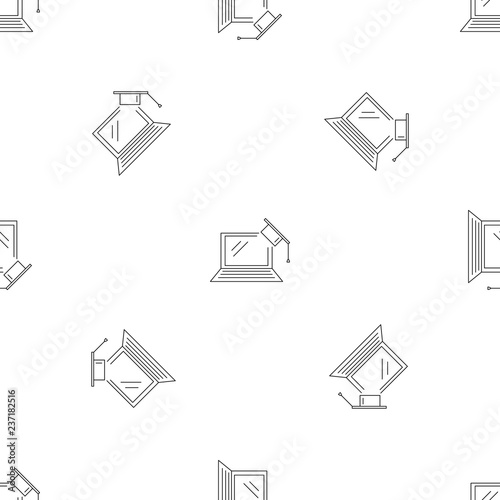 Online graduation pattern seamless vector repeat geometric for any web design