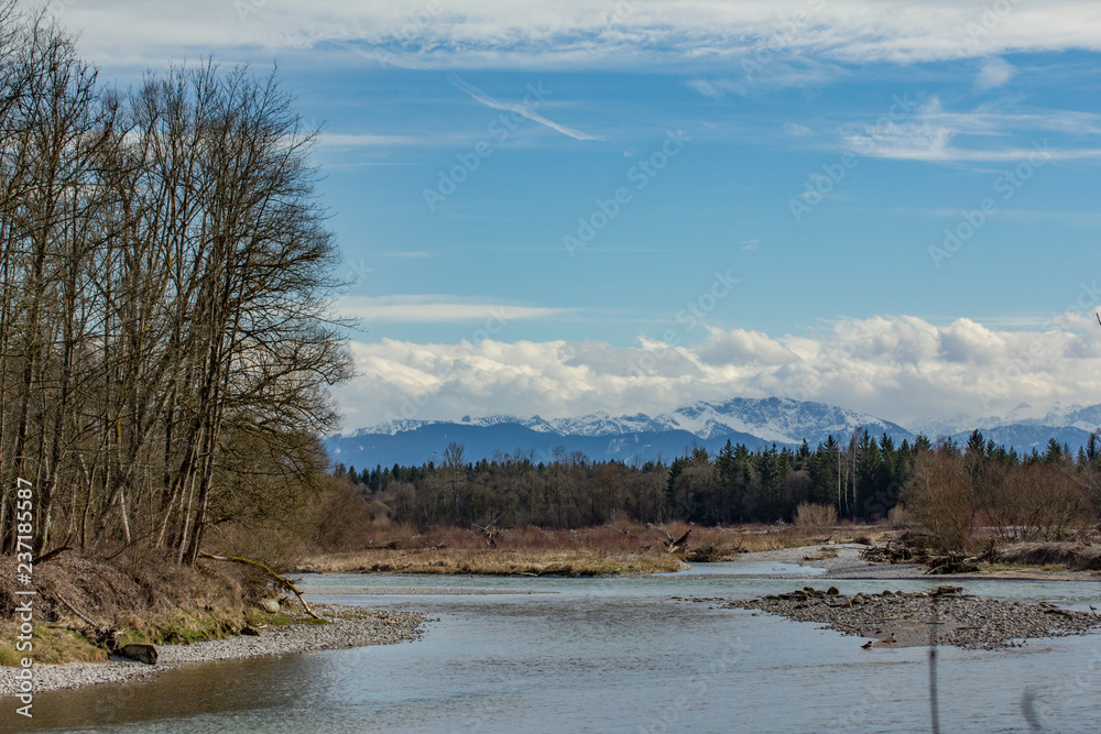 Isar im Winter