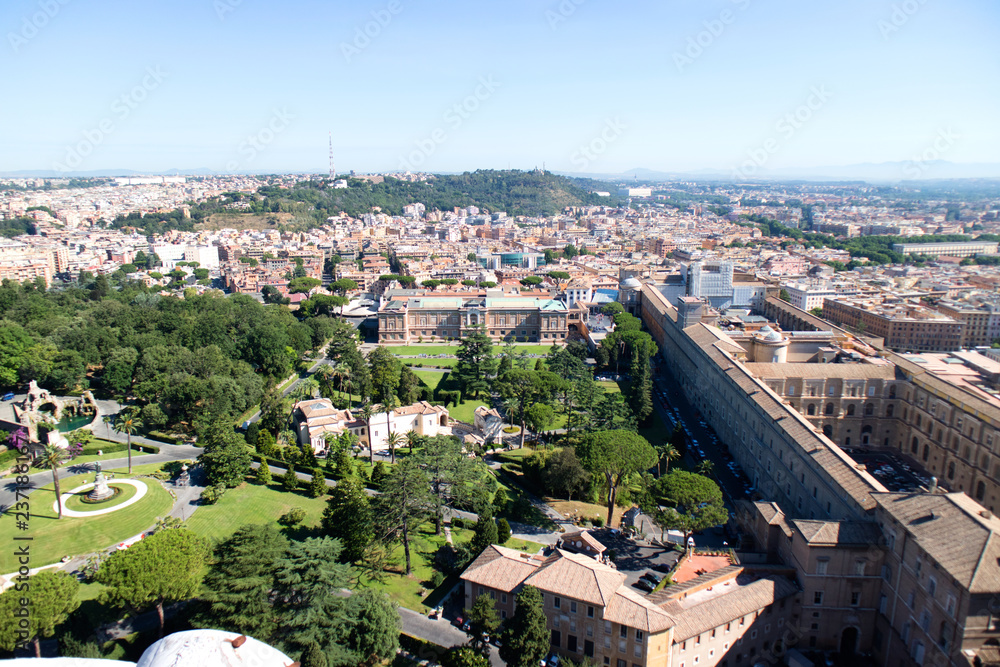 The overlooking of Rome from Vatican city / バチカンからローマ市内俯瞰