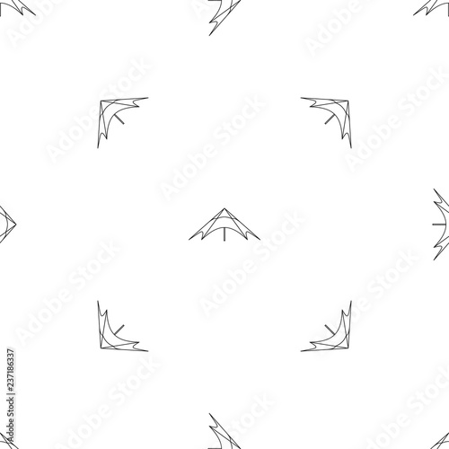 Festival outdoor tent pattern seamless vector repeat geometric for any web design