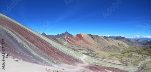 Panorama de la montagne coloré de Vinicunca