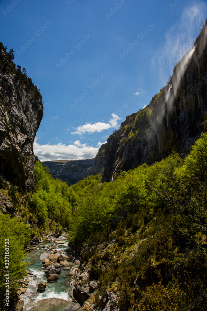 Spring in Ordesa and Monte Perdido National Park, Spain