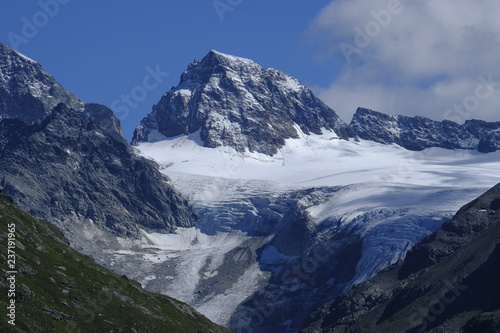 Silvrettagruppe in den Zentralalpen zwischen der Schweiz und   sterreich von   sterreich aus gesehen