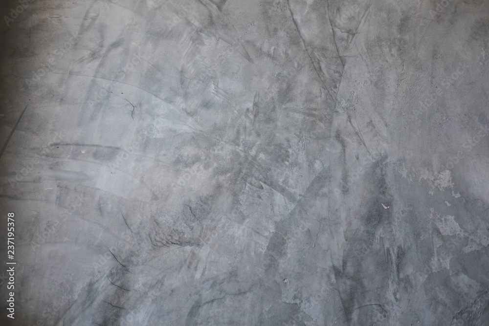 Fototapeta premium Grey color concrete wall floor texture, loft interior design, minimalism concept