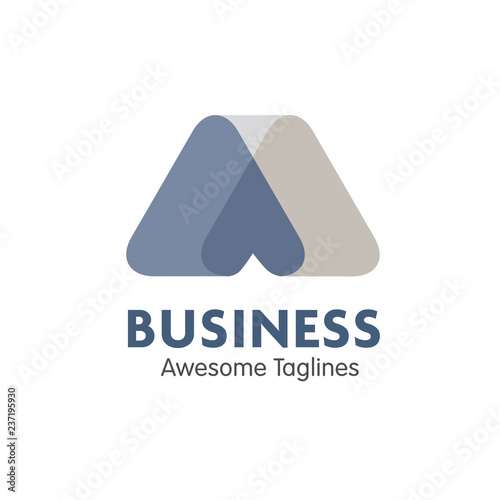 creative initial letter m with love or hearth  style vector design template elements