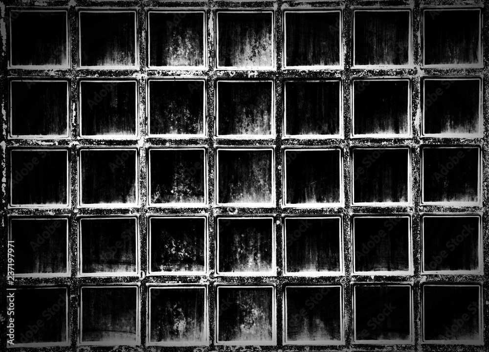 Pattern of glass block wall texture and background Pattern of glass block wall texture and background