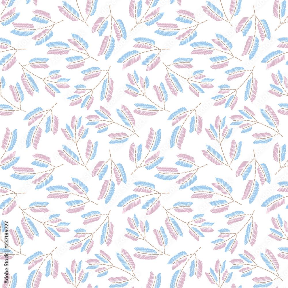 Fototapeta premium Floral seamless pattern