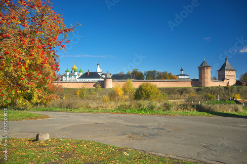 Autumn landscape in Suzdal.