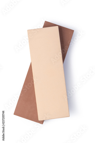 sharpening stone isolated on a white background