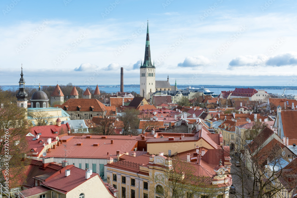 Tallinn. View of the old town