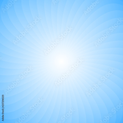 Abstract gradient spiral background - vector illustration from rotated rays