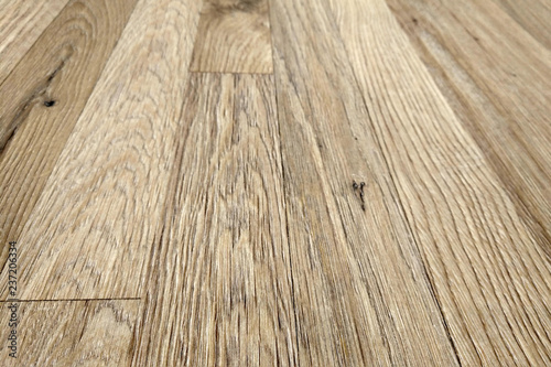 Angle view of Laminate pvc floor with wood texture