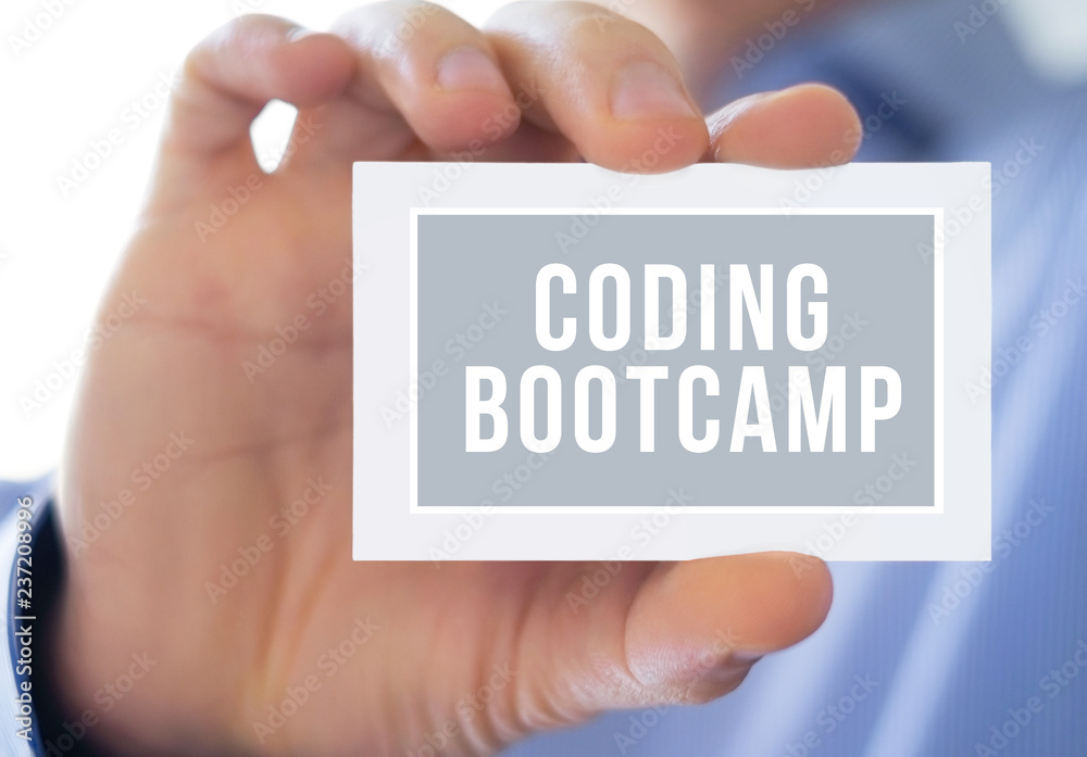 Coding Bootcamp - Business Card concept Coding Bootcamp - Business Card concept