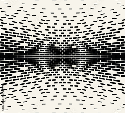 abstract seamless geometric rectangle pattern vector background