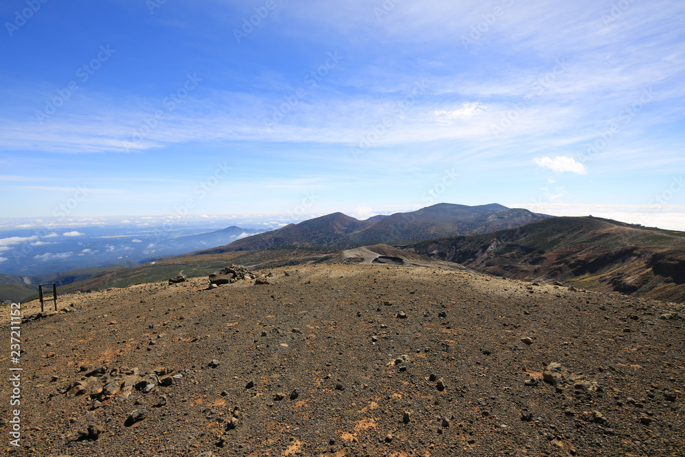 蔵王　熊野岳山頂の風景（山形県上山市）