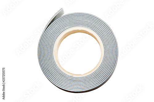 Double-sided tape on white background
