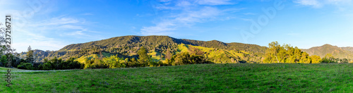 Mountain Panorama in the Valley