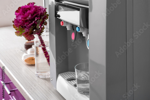 Modern water cooler dispens...