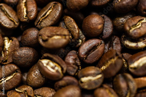 Fresh roasted Arabica coffee beans. Great backgroung. Good for wallpapers or photobackground.