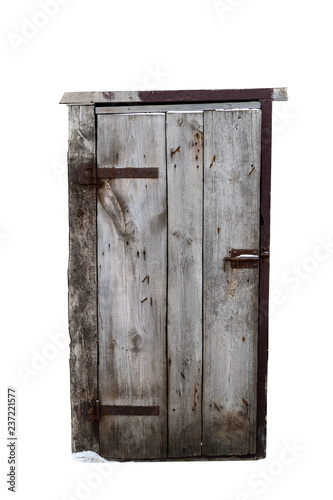 old vintage wooden door