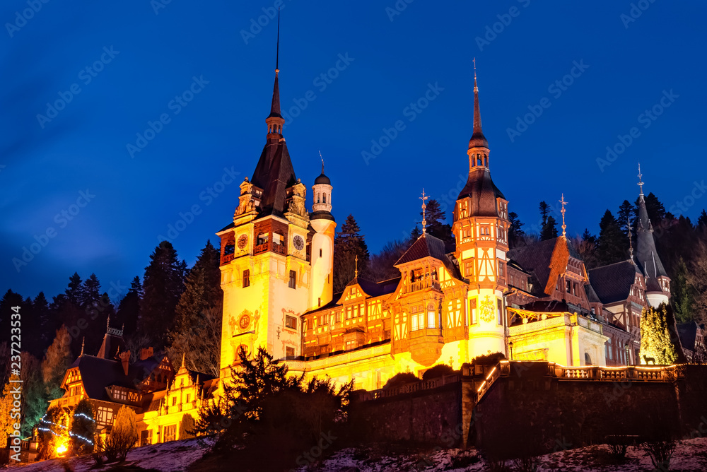 Peles palace of Sinaia, residential Monarchy of King Michael and Queen Mary in Romania