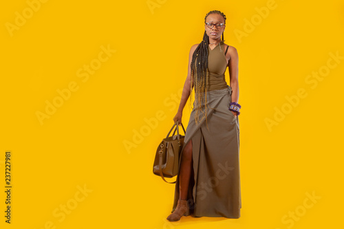 African student. Girl with ...