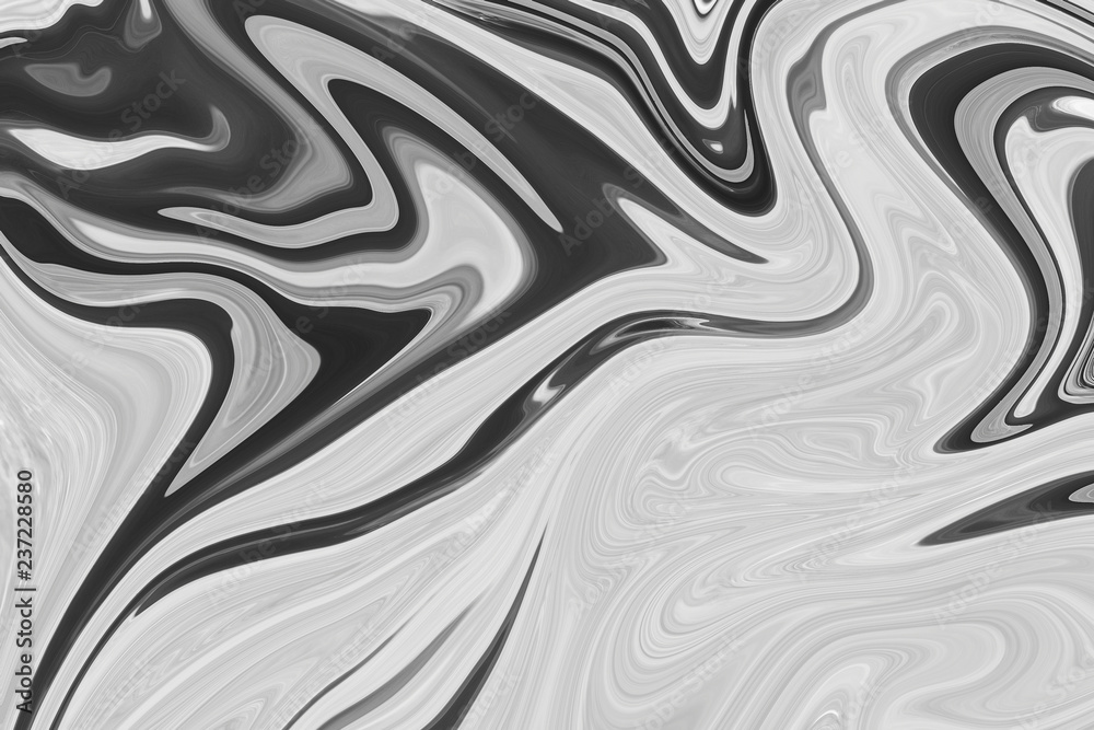 Abstract Gray Black and White Marble Ink Pattern Background. Liquify Abstract Pattern With Black, White, Grey Graphics Color Art Form. Abstract Gray Black and White Marble Ink Pattern Background. Liquify Abstract Pattern With Black, White, Grey Graphics Color Art Form.