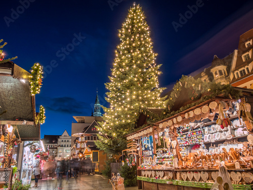 Auf dem Weihnachtsmarkt in Zwickau