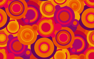 Crédence de cuisine Cercles patrons Color circles seamless pattern  © galyna_p