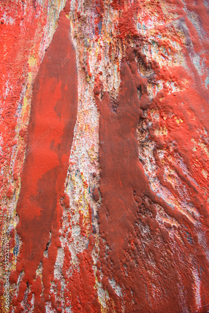 Fotografie colorfull wild painting closeup