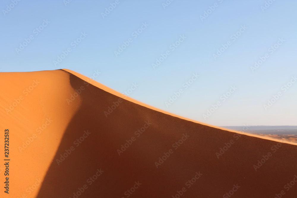 Sahara desert sand dune