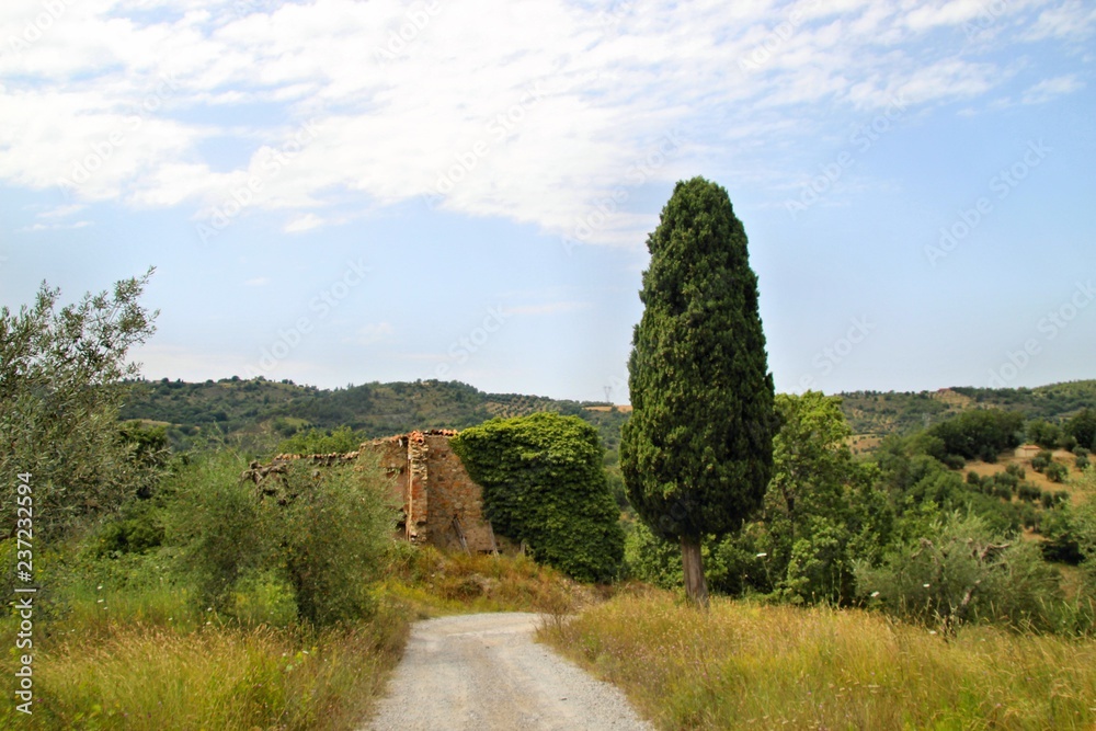 Ruine in der Toskana