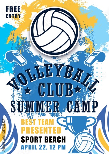 Beach volleyball tournament sport competition