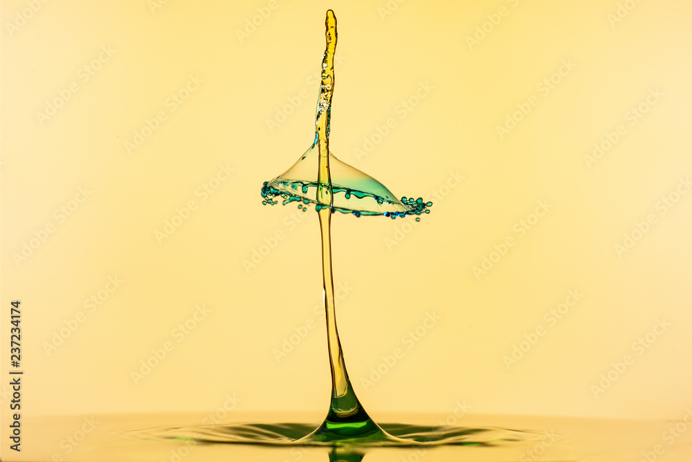 abstract background of splash of color water, collision of colored drops, the concept art abstract background of splash of color water, collision of colored drops, the concept art