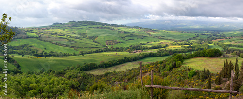 Tuscany panorama landscape in Italy