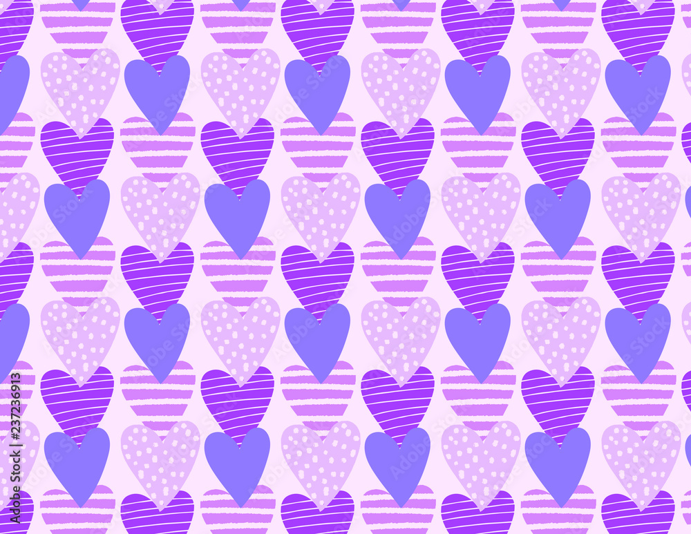 Valentine's Day Hearts Pattern
