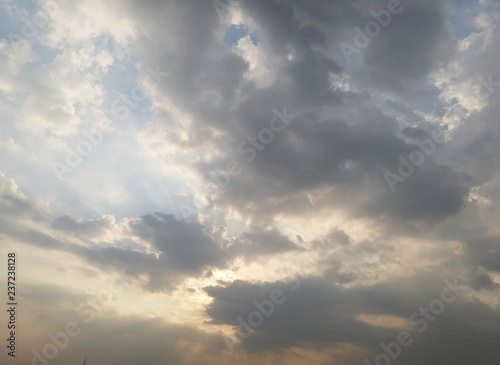 Sunset sky