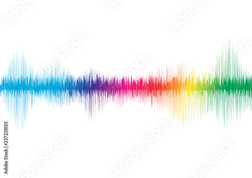 Sound wave  Equalizer  spectrum glowing musical concepts  light neon digital technology abstract background vector illustration