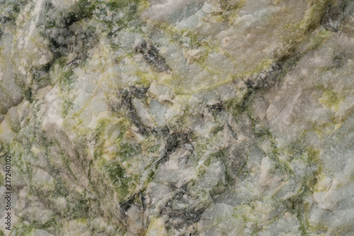 granite stone macro covered with hoarfrost © aga7ta