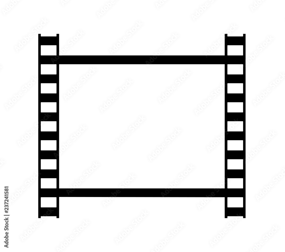 One frame of retro photo film strip One frame of retro photo film strip