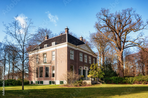 The country house located in the beautiful park of the estate Gooilust in 's-Graveland