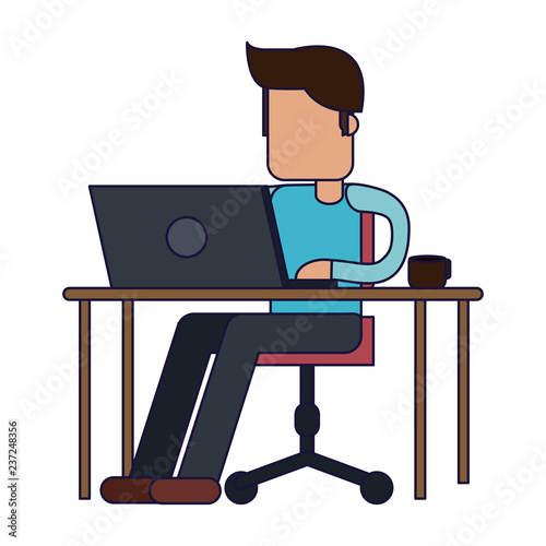 Working with computer avatar