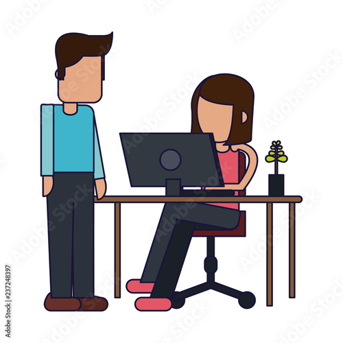 Working with computer avatar