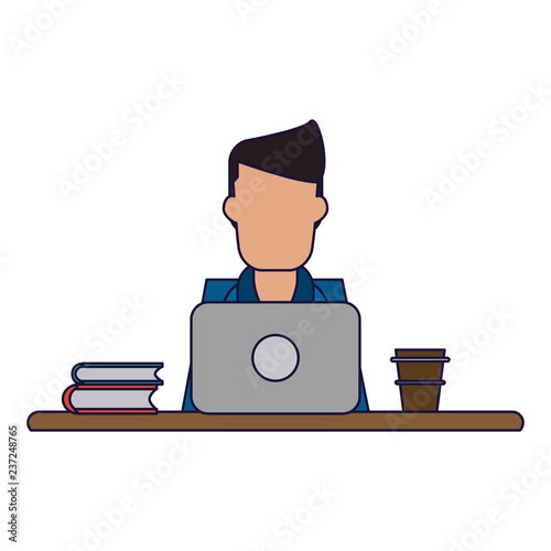 Working with computer avatar