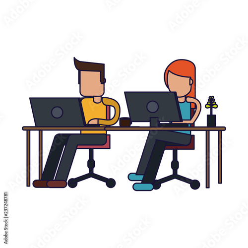 Working with computer avatar