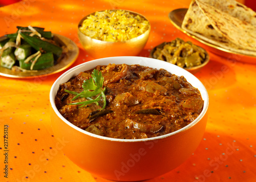 INDIAN BRINJAL CURRY photo