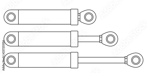 Hydraulic contour cylinders photo