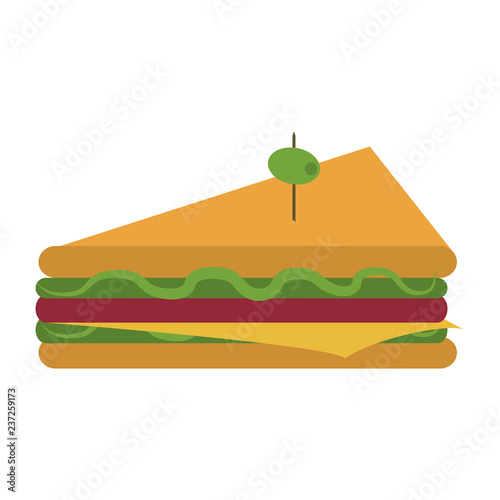 Delicious sandwich food