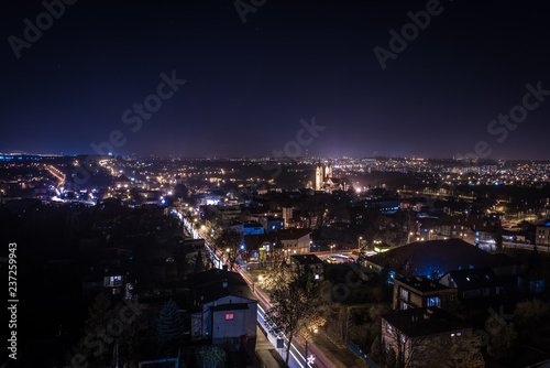 Śląsk nocna panorama