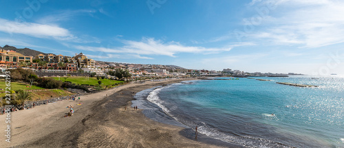 Fanabe beach at Adeje Coast, Tenerife, Canary Islands, Spain
